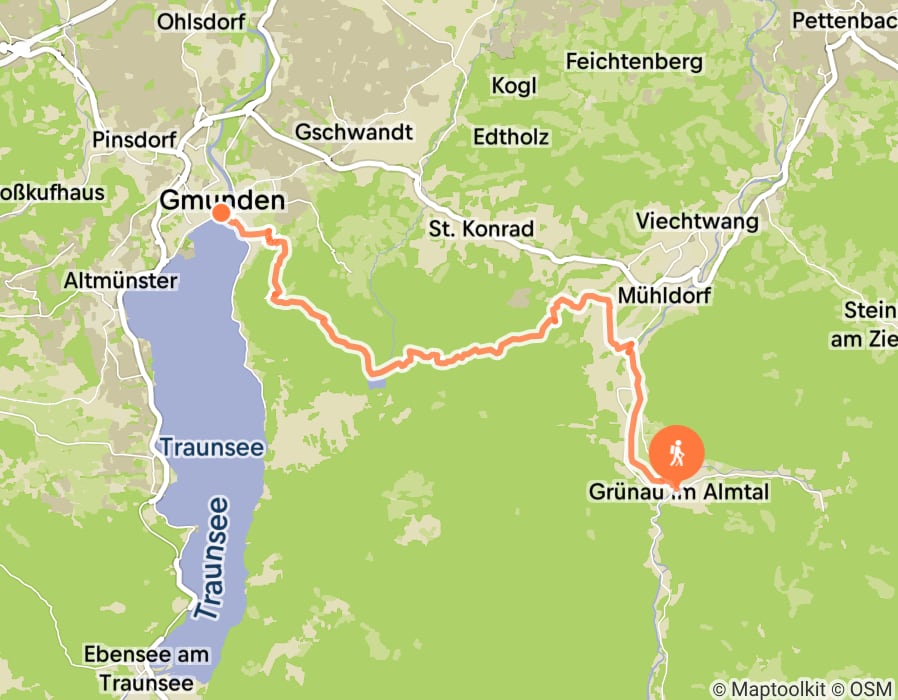 Karte der Tour
