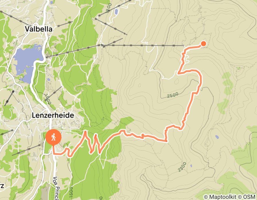 Karte der Tour