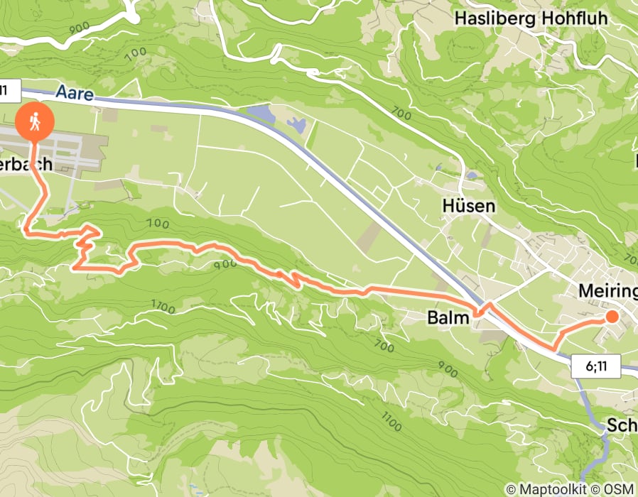 Karte der Tour