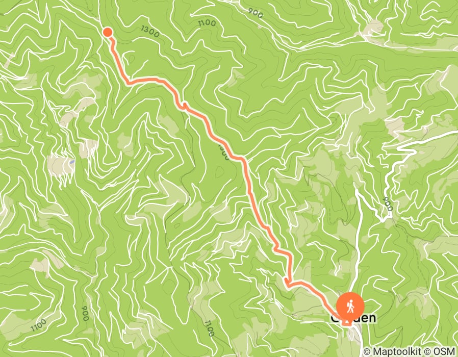 Karte der Tour