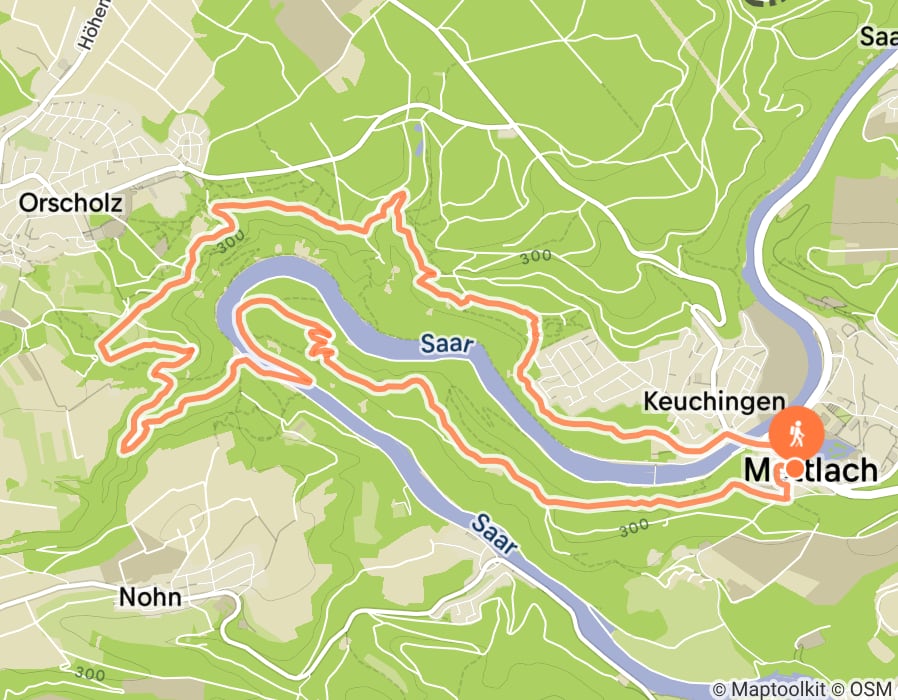 Karte der Tour
