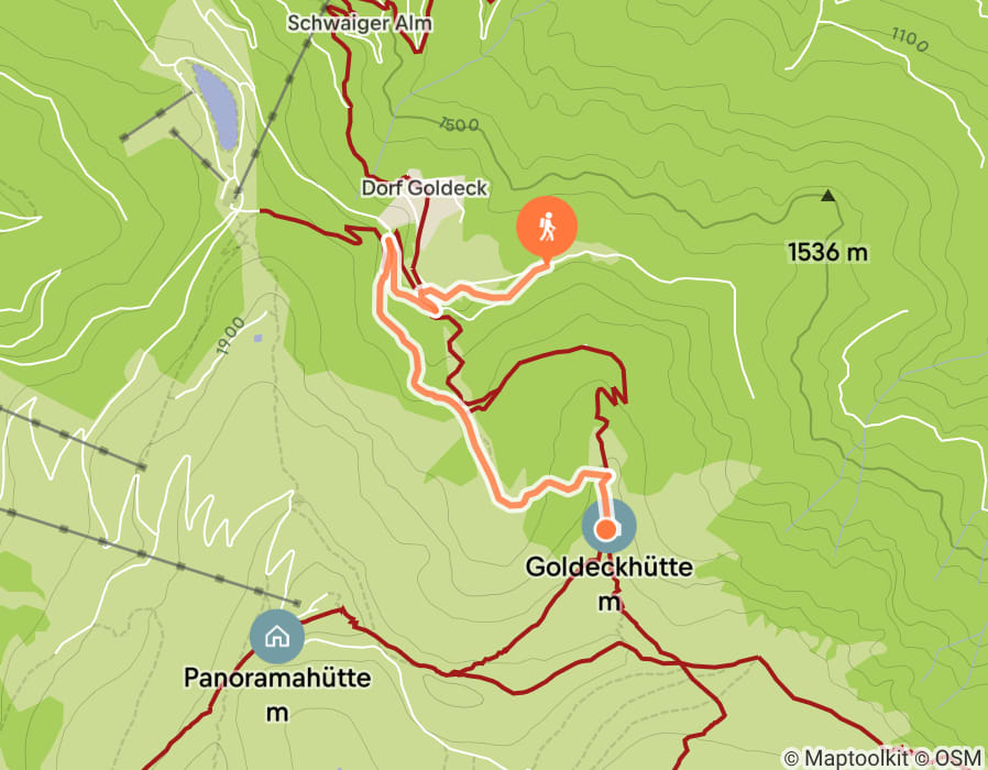 Karte der Tour