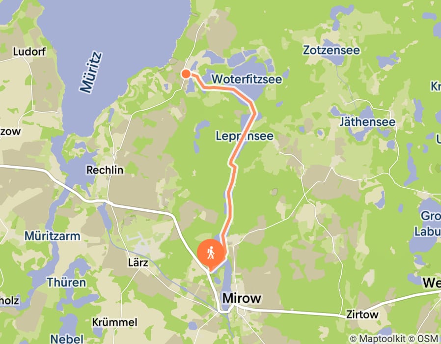 Karte der Tour