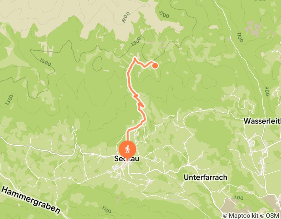 Karte der Tour