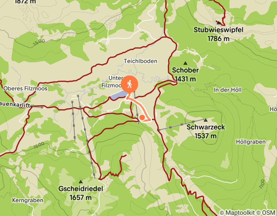 Karte der Tour