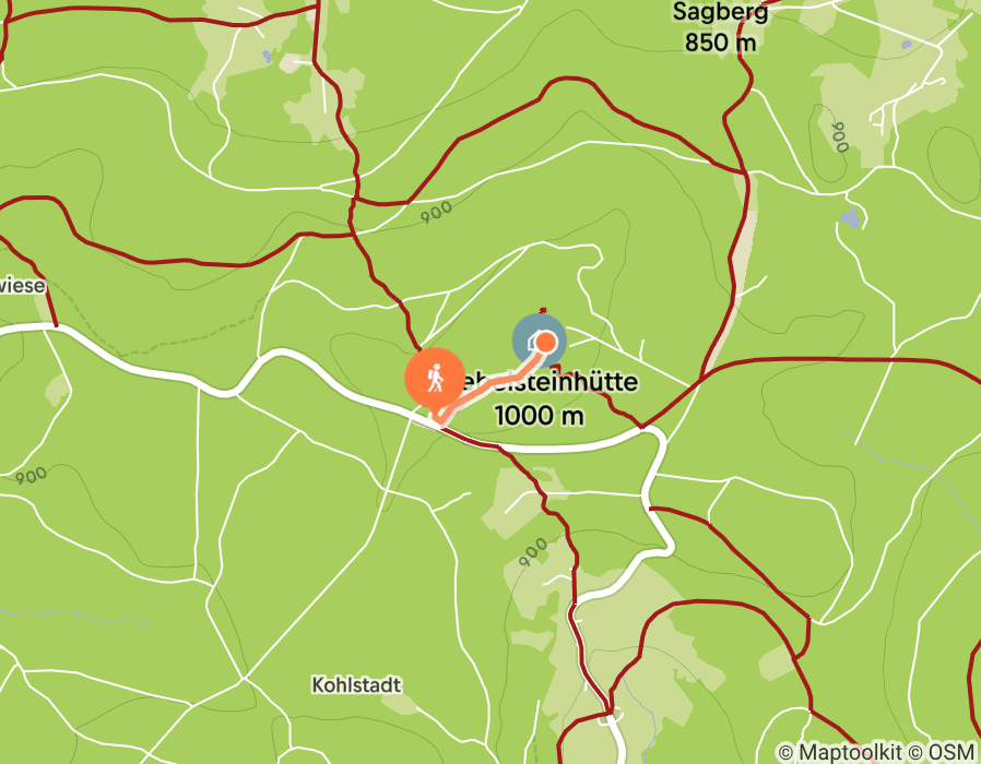 Karte der Tour