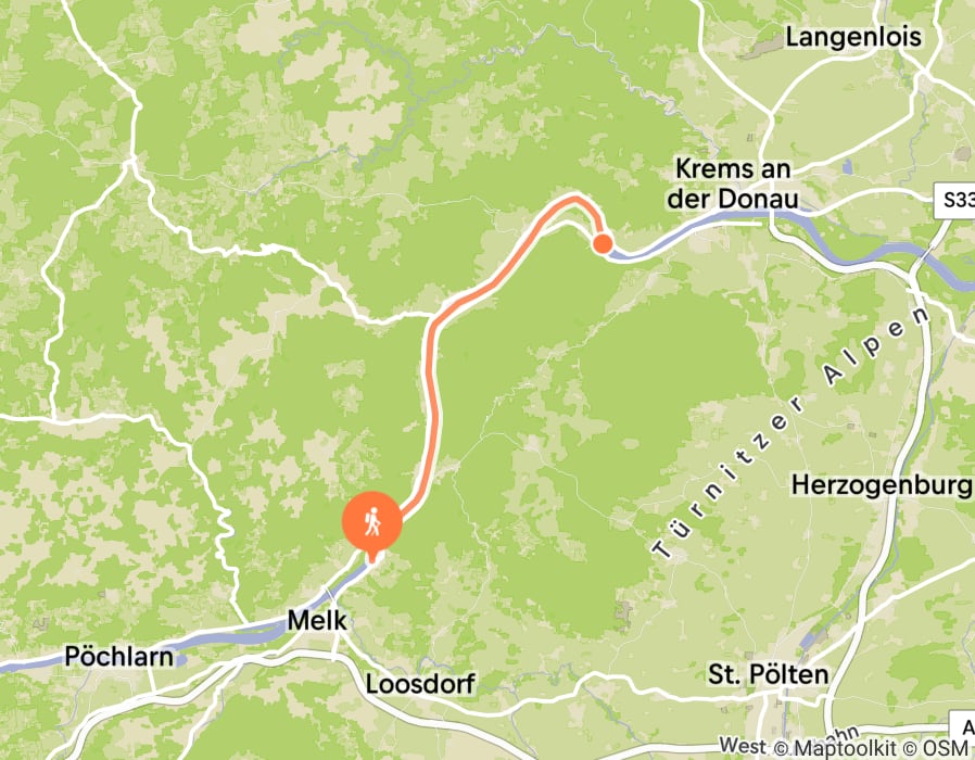 Karte der Tour
