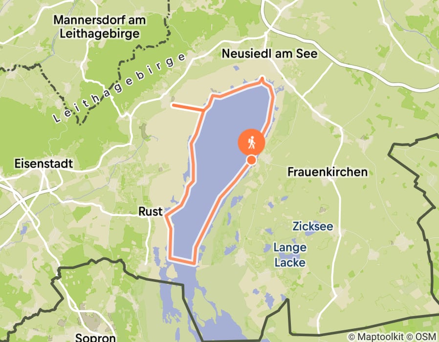 Karte der Tour