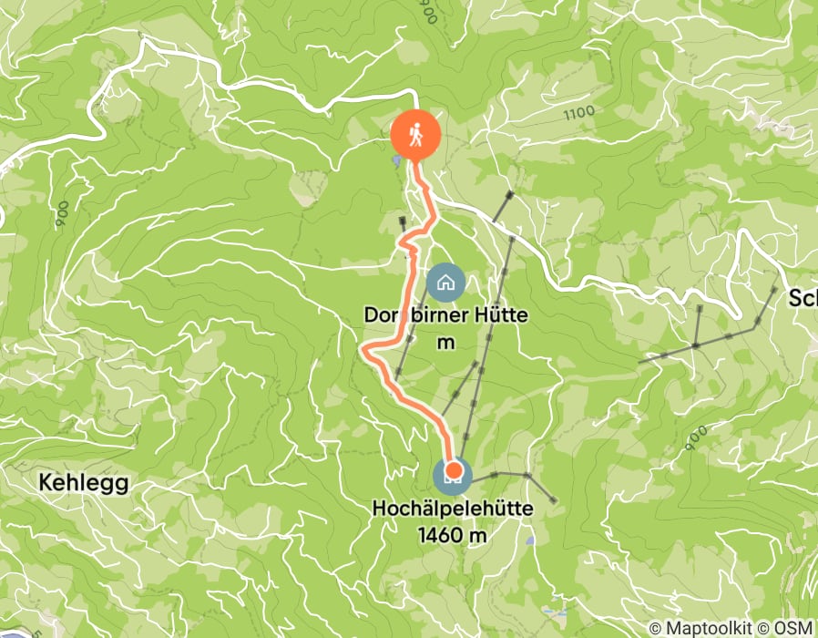 Karte der Tour