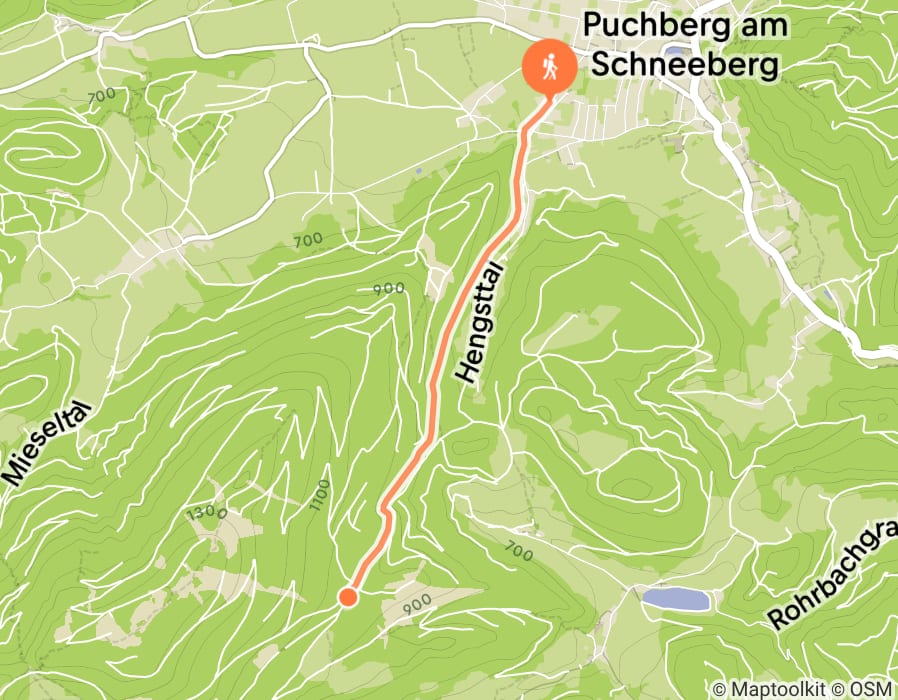Karte der Tour
