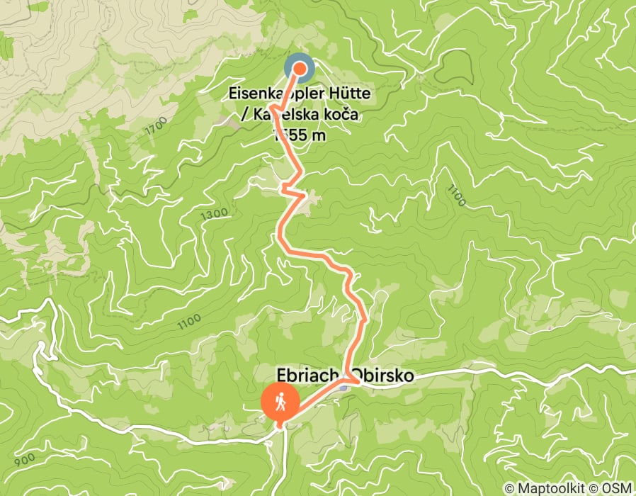 Karte der Tour