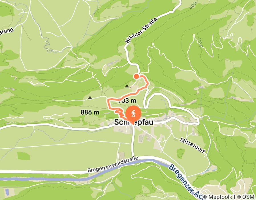 Karte der Tour