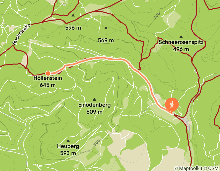 Karte der Tour