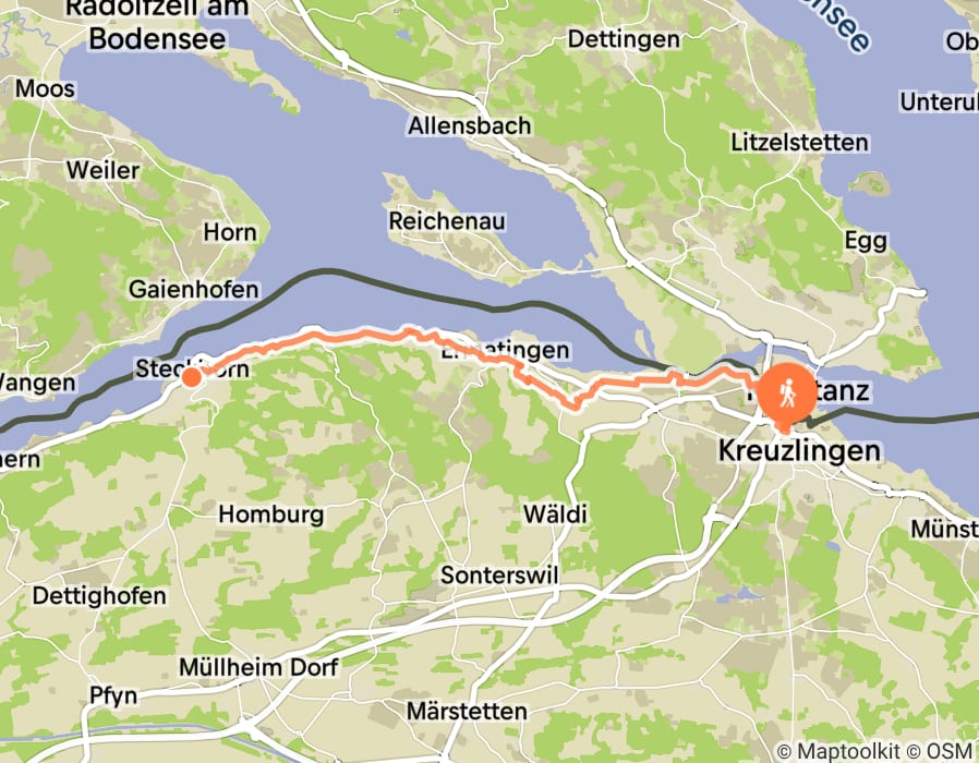 Karte der Tour