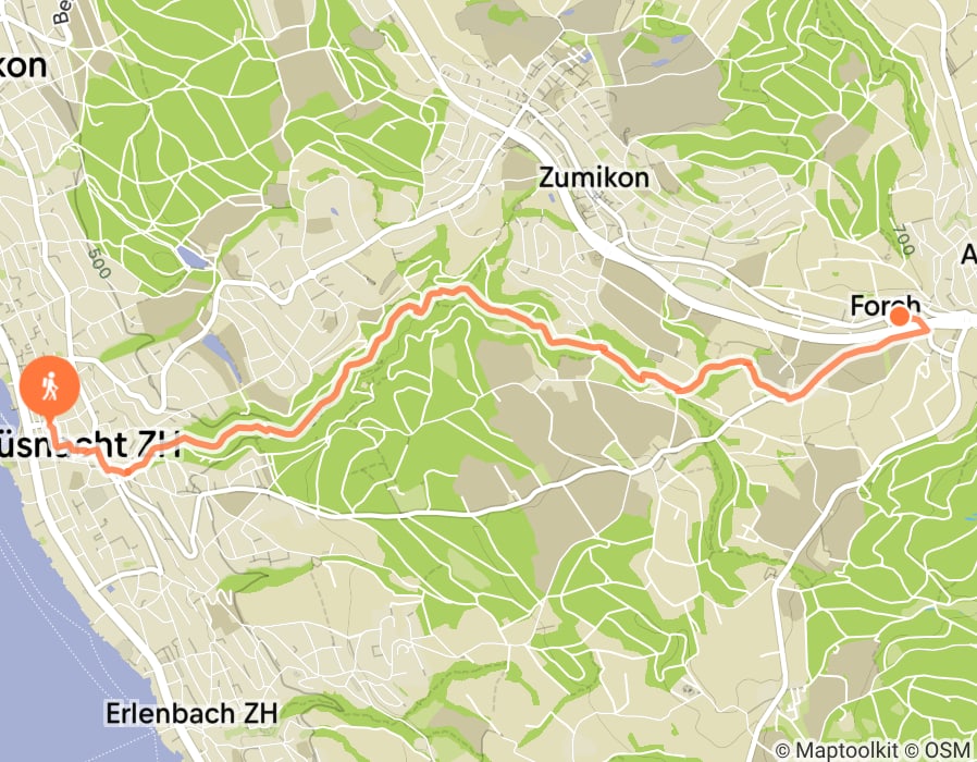 Karte der Tour