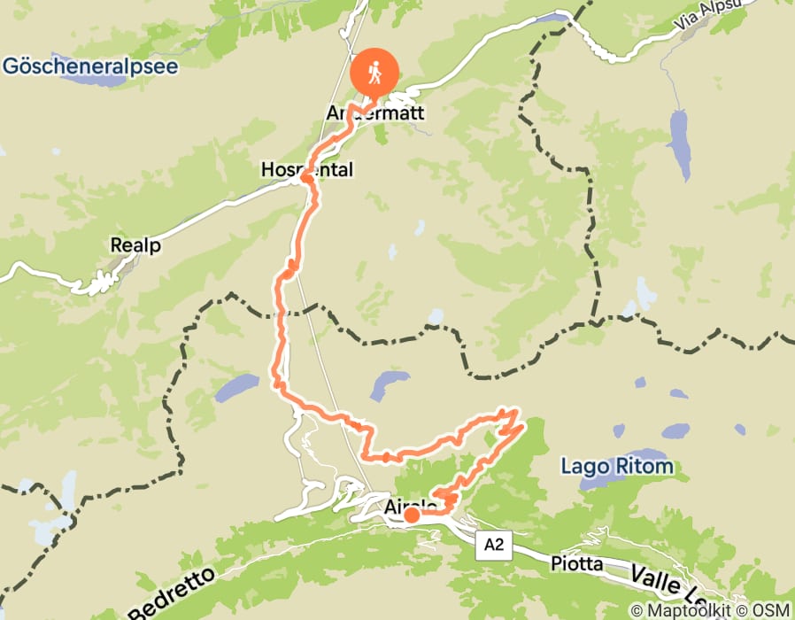 Karte der Tour