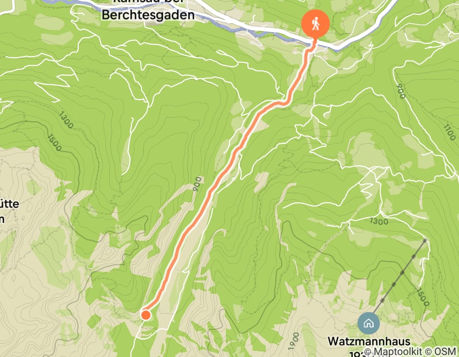Karte der Tour