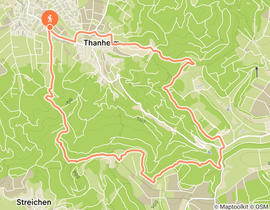Karte der Tour