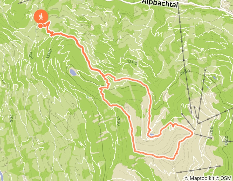 Karte der Tour
