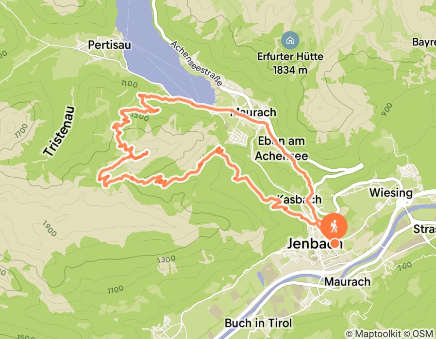 Karte der Tour