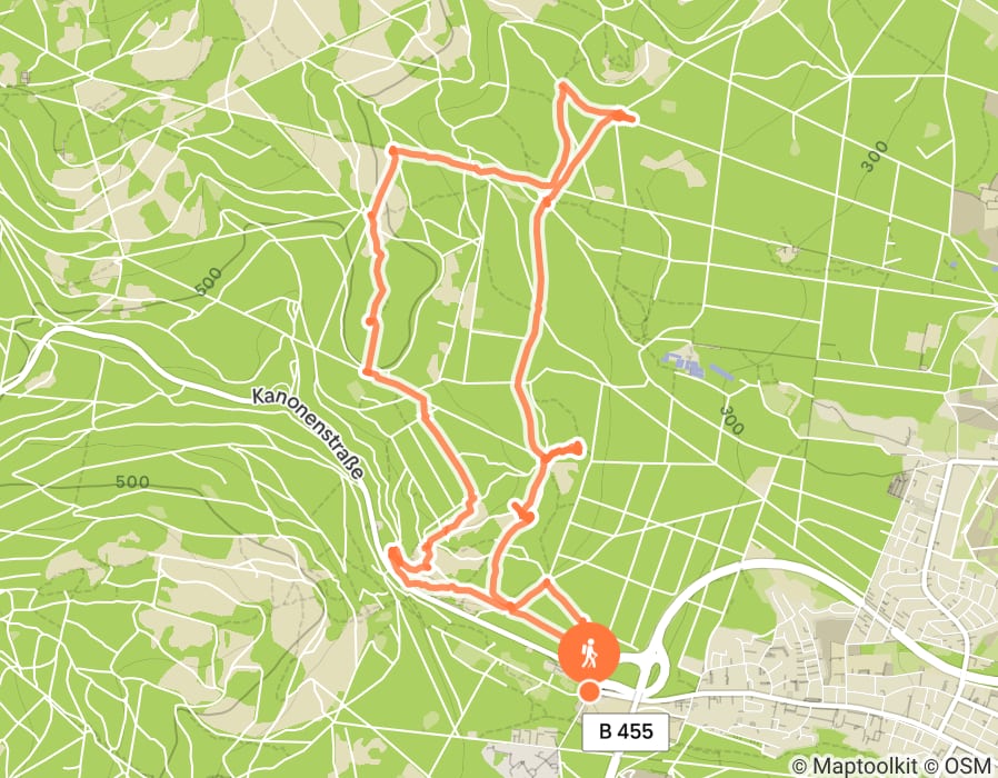 Karte der Tour