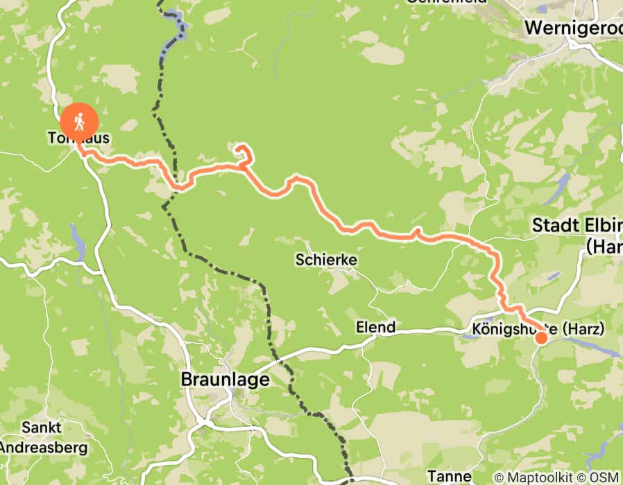 Karte der Tour