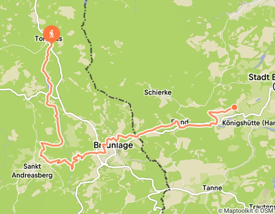 Karte der Tour