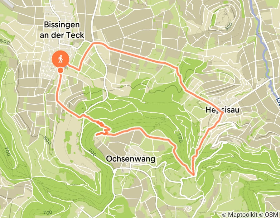 Karte der Tour