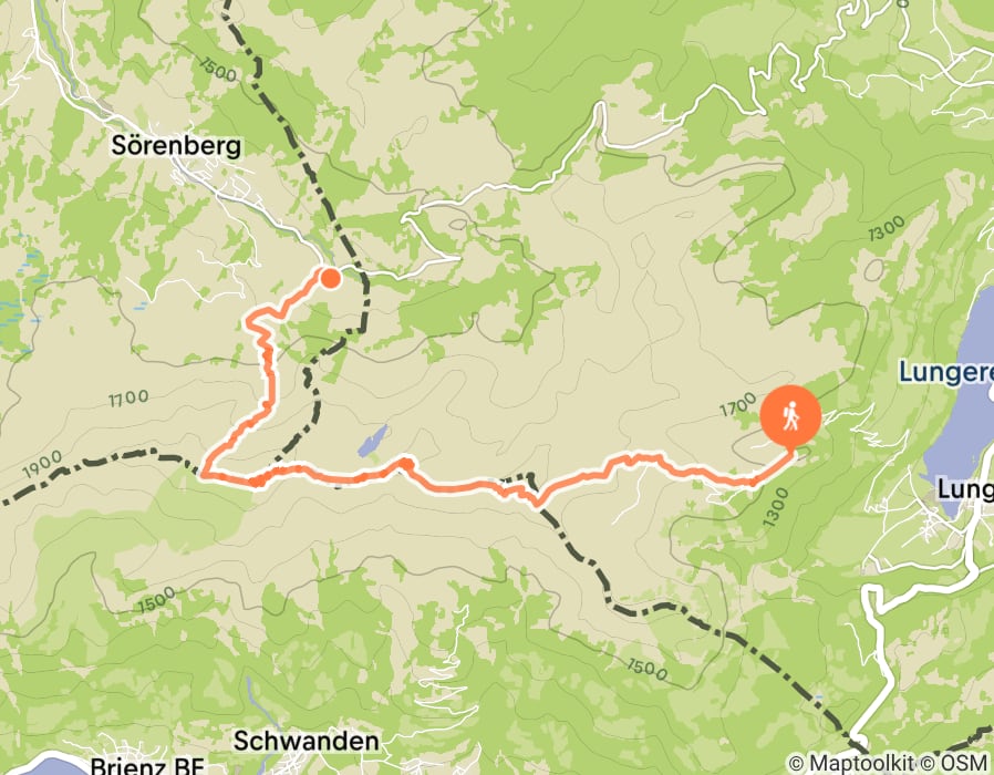 Karte der Tour