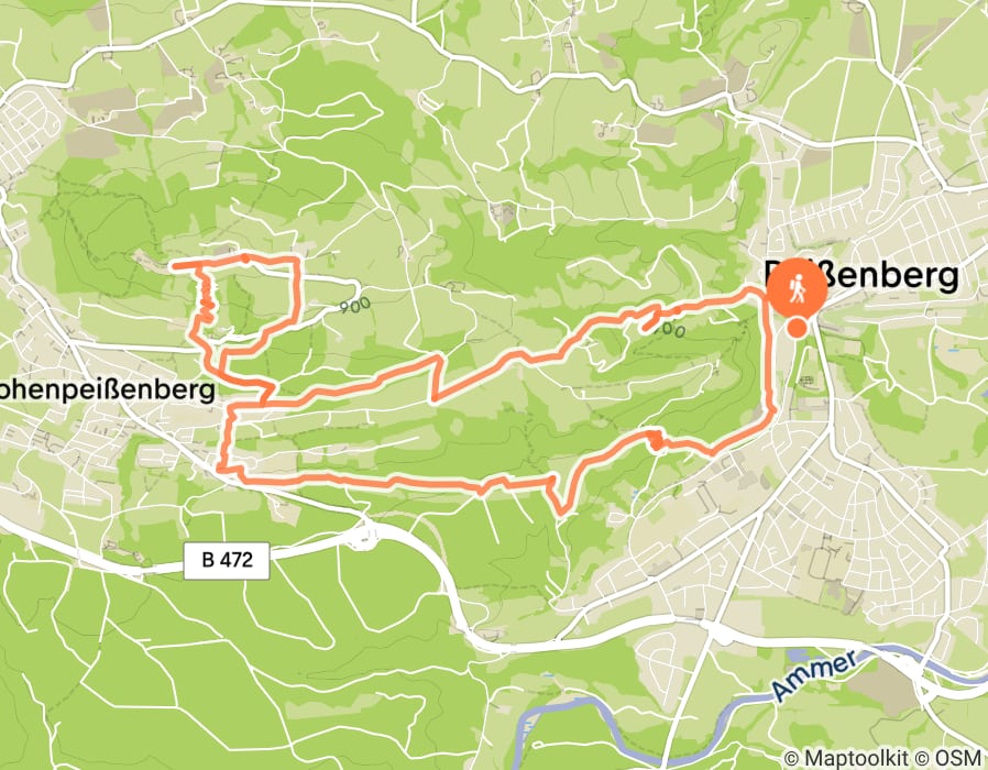 Karte der Tour