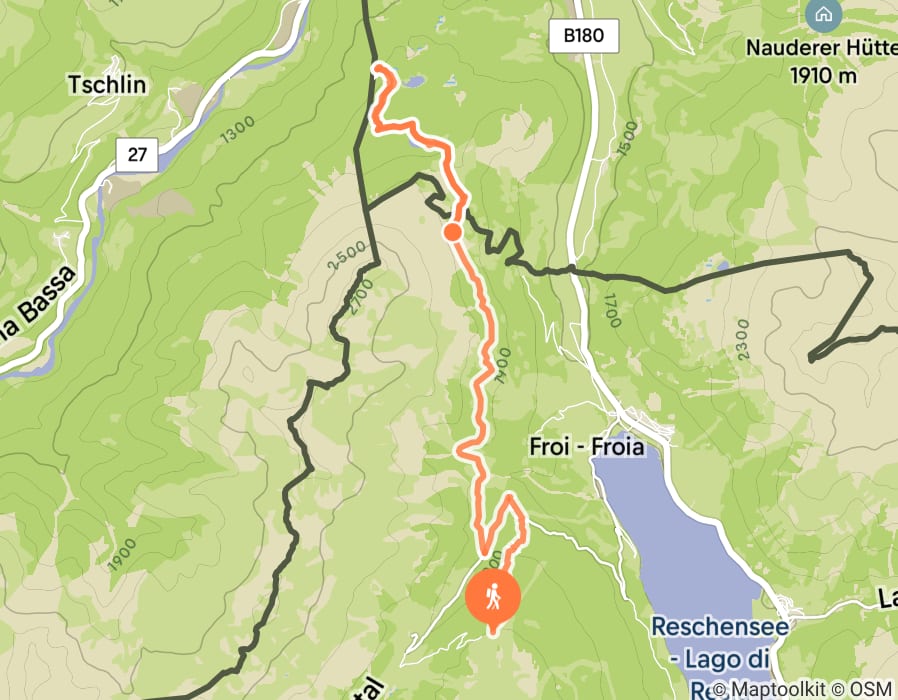 Karte der Tour