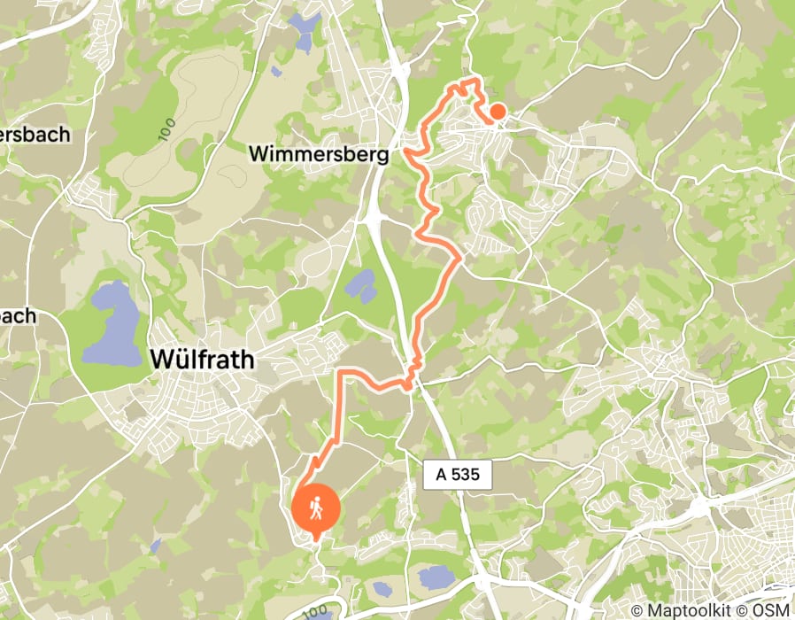 Karte der Tour