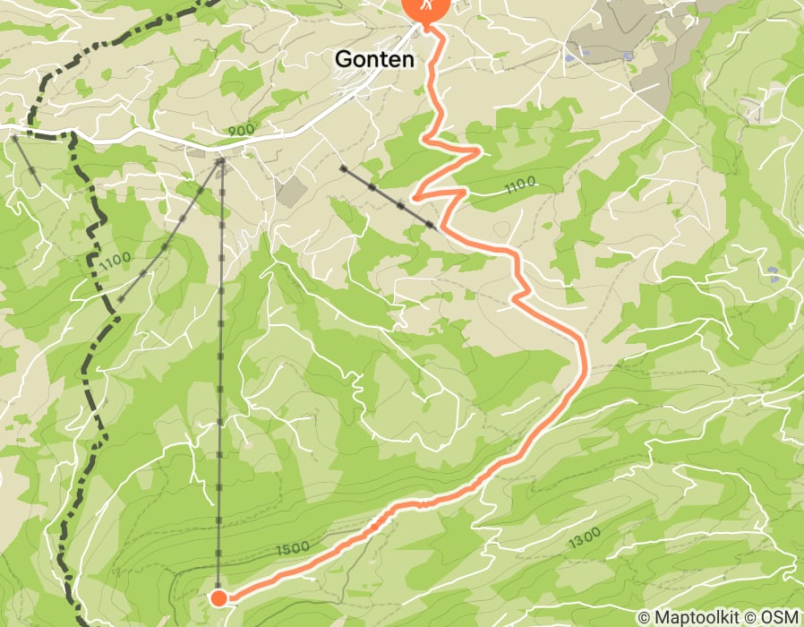 Karte der Tour