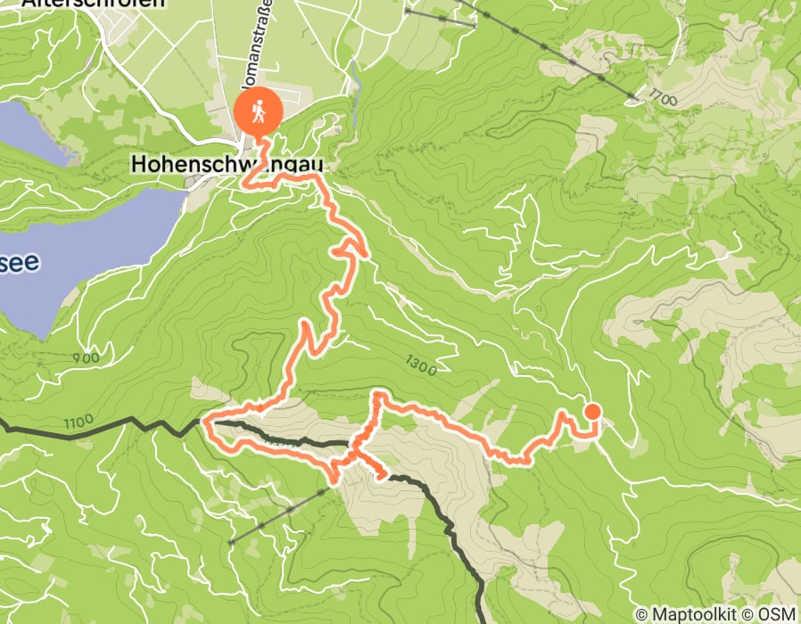 Karte der Tour