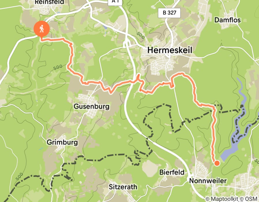 Karte der Tour