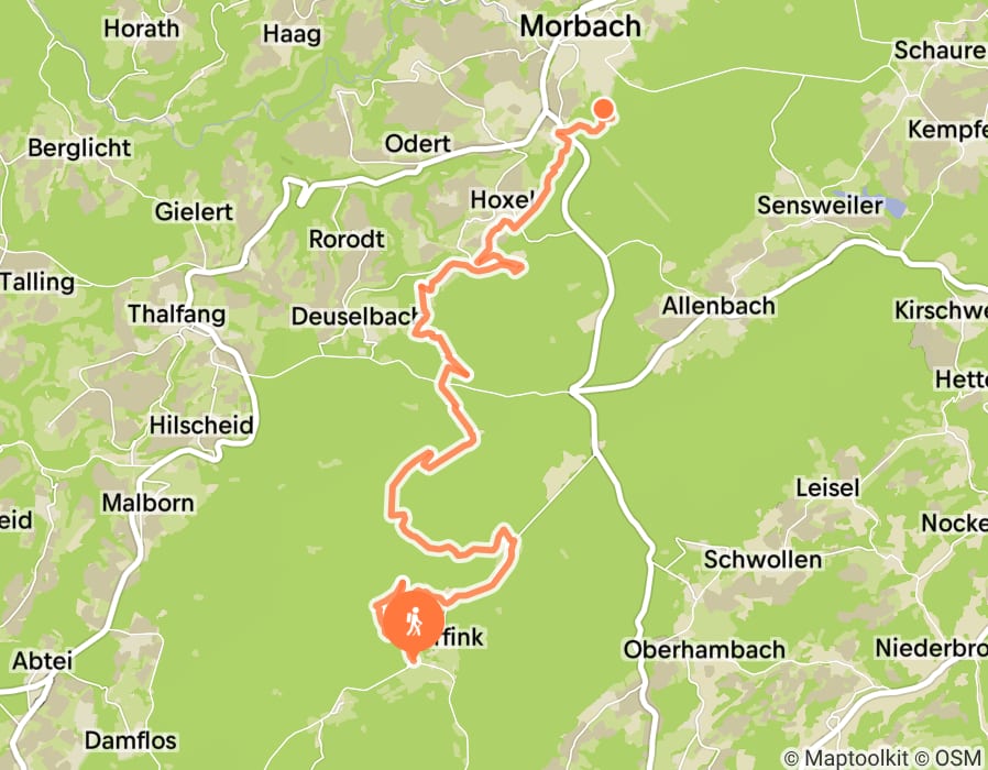 Karte der Tour