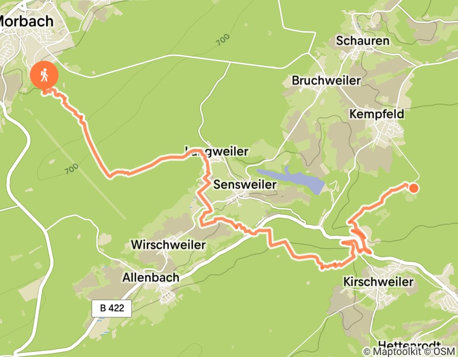 Karte der Tour