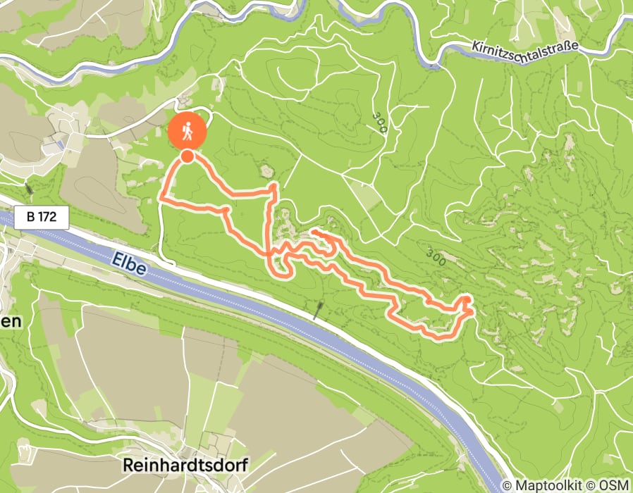 Karte der Tour