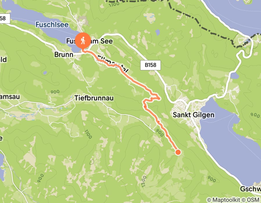 Karte der Tour