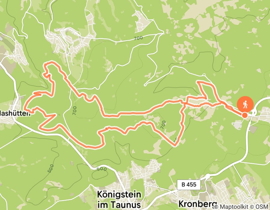 Karte der Tour