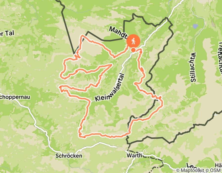 Karte der Tour