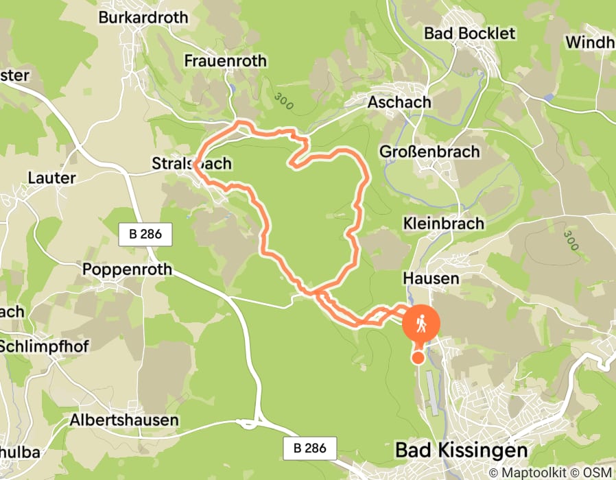 Karte der Tour