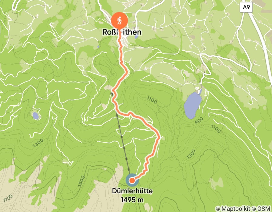 Karte der Tour