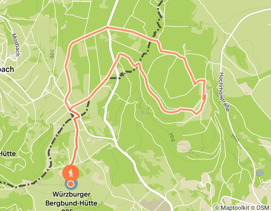 Karte der Tour