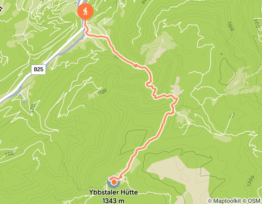 Karte der Tour