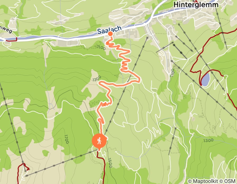 Karte der Tour
