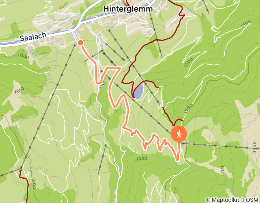 Karte der Tour