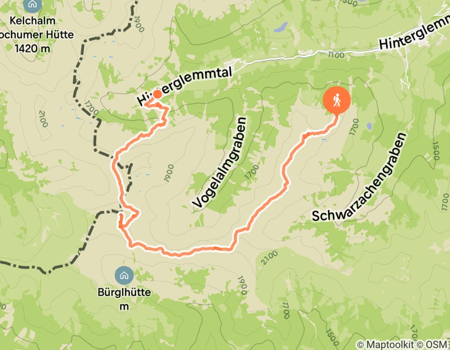 Karte der Tour