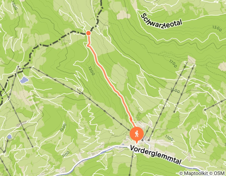 Karte der Tour