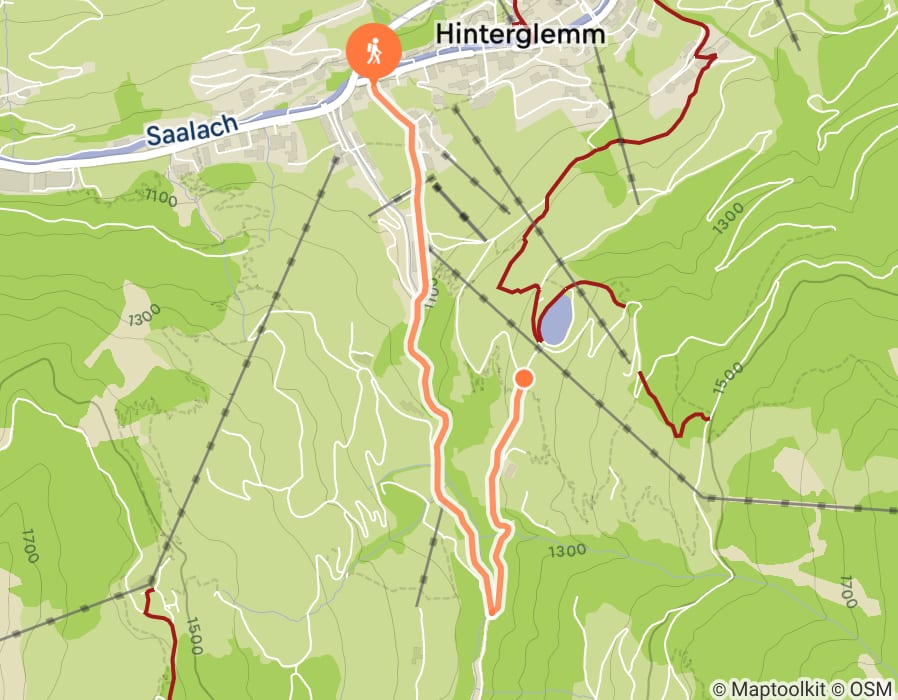 Karte der Tour